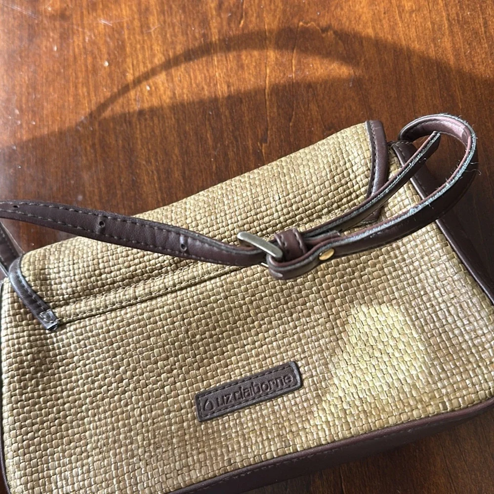 VTG Liz Claiborne woven straw purse - Picture 9 of 9